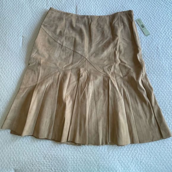 NWT genuine suede skirt size 18W by Ideology Woman - Picture 6 of 11